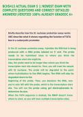 BCH5413 ACTUAL EXAM  &vert;