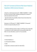 FAA 107 Commercial Drone Pilot Exam Material Questions With Correct Answers 
