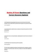 Barkley 3P Exam Questions and Correct Answers&vert; 2026&sol;27 Updated