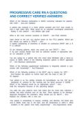 PROGRESSIVE CARE RN A QUESTIONS AND CORRECT VERIFIED ANSWERS