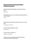NUR 635 Advanced Pharmacology Midterm Questions and Answers&vert; 2026&sol;27 Updated