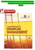 Fundamentals of Financial Management 16th Ed&period; Test Bank &vert; Brigham & Houston&NewLine;&NewLine;