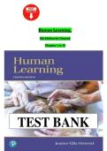 TEST BANK Human Learning&comma;8th Edition by Ormrod Chapter 1 to 16&NewLine;&NewLine;&NewLine;
