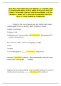 IICRC WRT WATER RESTORATION TECHNICIAN CERTIFICATION&NewLine;EXAM QUESTION BANK &sol; ACTUAL EXAM WITH QUESTIONS AND&NewLine;CORRECT DETAILED ANSWERS &lpar;VERIFIED ANSWERS&rpar; ALREADY&NewLine;GRADED A&plus; &sol; IICRC WATER DAMAGE RESTORATION TRAINING&NewLine;MANUAL EXAM &vert; 2026 GUARANTEED PASS