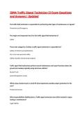 ISMA Traffic Signal Technician II Exam Questions and Answers&vert; Updated