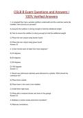 CSLB B Exam Questions and Answers &lpar;2026&sol;2027&rpar; &vert; 100&percnt; Verified Answers