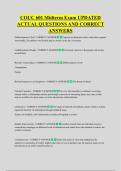 COUC 601 Midterm Exam UPDATED &NewLine;ACTUAL QUESTIONS AND CORRECT &NewLine;ANSWERS