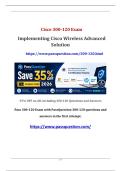 300-120 WLSI Implementing Cisco Wireless Advanced Solutions PDF Questions