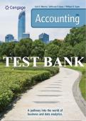 Test Bank &mdash; Accounting&comma; 30th Edition &lpar;Warren&comma; Jones & Tayler&comma; 2026&rpar; &vert; Chapters 1&ndash;24 Covered