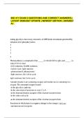 BIO 411 EXAM 2 QUESTIONS AND CORRECT ANSWERS &vert;&NewLine;LATEST 2026&sol;2027 UPDATE &vert; NEWEST EDITION &vert; GRADED&NewLine;A&plus;&period;