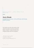 2026 Pediatric i-Human Case Study&colon; Avery Brook &ndash; Complete Clinical Encounter 10 Year-Old Female Presenting with Declining School Performance and Slipping Grades