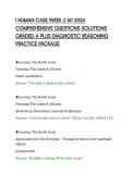 I HUMAN CASE WEEK 2 60 2026&NewLine;COMPREHENSIVE QUESTIONS SOLUTIONS&NewLine;GRADED A PLUS DIAGNOSTIC REASONING&NewLine;PRACTICE PACKAGE&NewLine;