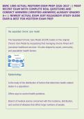 BSNC 1000 ACTUAL MIDTERM EXAM PREP 2026-2027 &vert;&vert; MOST &NewLine;RECENT EXAM WITH COMPLETE REAL QUESTIONS AND &NewLine;CORRECT ANSWERS &lpar;VERIFIED ANSWERS&rpar; ALREADY GRADED &NewLine;A&plus;&vert;&vert; NEWEST ACTUAL EXAM JUST RELEASED&excl;&excl;&excl; STUDY GUIDE &NewLine;EXAM & BEST FOR MIDTERM EXAM PREP 