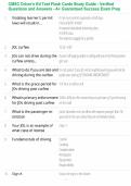 CMSC Driver's Ed Test Flash Cards Study Guide - Verified Questions and Answers - A&plus; Guaranteed Success Exam Prep