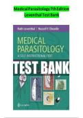 Medical Parasitology 7th Edition&NewLine;Leventhal Test Bank