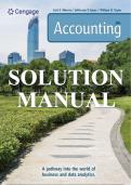 Test Bank & Solutions Manual &mdash; Accounting&comma; 30th Edition &lpar;Warren&comma; Jones & Tayler&comma; 2026&rpar; &vert; Chapters 1&ndash;24 Covered