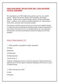 FINAL EXAM&colon; NR509 &sol; NR-509 &lpar;LATEST 2025 &sol; 2026&rpar; ADVANCED &NewLine;PHYSICAL ASSESSMENT 