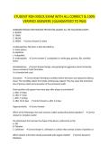 STUDENT RDH MOCK EXAM WITH ALL CORRECT & 100&percnt; VERIFIED ANSWERS &vert;GUARANTEED TO PASS