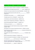 NORA STUDY GUIDE EXAM Q&A