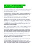 OIL HEAT 1 NORA SILVER EXAM QUESTIONS AND ANSWERS