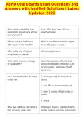 ABPD REVIEW Exam Questions and&NewLine;Answers with Verified Solutions &vert; Latest&NewLine;Updated 2026