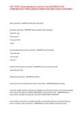 SWA TEST 2 Exam Questions & Answers Test QUESTIONS AND VERIFIED SOLUTIONS &vert;2026&vert; ELABORATED &DETAILED ANSWERS&excl;&excl;&NewLine;