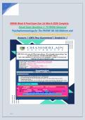 NR546 Week 8 Final Exam Due 1st March 2026 Complete Actual Exam 