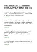 IAABO WRITTEN EXAM 5 COMPREHENSIVE&NewLine;BASKETBALL OFFICIATING STUDY GUIDE 2026&NewLine;