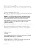 Biological consequences of smoking and toxic compounds 