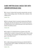 IAABO WRITTEN EXAM 5 MOCK TEST WITH&NewLine;ANSWER RATIONALES 2026&NewLine;