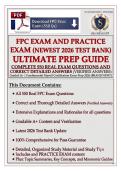 FPC Exam and Practice Exam Newest 2026 Test Bank &vert; Complete 550 Real Exam Questions and Correct Detailed Answers &lpar;Verified Answers&rpar; Graded A&plus; &vert; Fundamental Payroll Certification Exam Prep 2026