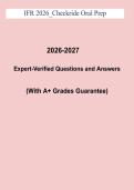 IFR Checkride Oral Prep PDF &vert; Instrument Rating Oral Exam & FAA Checkride Study Guide &lpar;2026&ndash;2027&rpar;