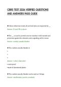 CBRS TEST 2026 VERIFIED QUESTIONS&NewLine;AND ANSWERS PASS GUIDE