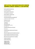 USPS Actual Exam Questions with Verified Answers Already Graded A&plus; &lpar;2026 Edition&rpar; &ndash; Complete Postal Service Assessment Practice Questions and Answer Guide