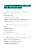 IAHSS BASIC OFFICER EXAM STUDY GUIDE&NewLine;2026 PRACTICE MATERIALS&NewLine;