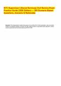 NYC Supervisor I &lpar;Social Services&rpar; Civil Service Exam Practice Guide &lpar;2026 Edition&rpar; &mdash; 200 Scenario-Based Questions&comma; Answers & Rationales