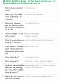CNA State Test Study Guide - Verified Questions & Answers - A&plus; Guaranteed Success Certification Exam Prep