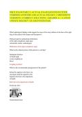 NBCE EXAM PART 3 &vert; ACTUAL EXAM QUESTIONS WITH&NewLine;VERIFIED ANSWERS AND ACTUAL IMAGES &vert; 2 DIFFERENT&NewLine;VERSIONS &vert; CORRECT SOLUTIONS &vert; GRADED A&plus; &vert; LATEST&NewLine;UPDATE 2026&sol;2027 &vert; GUARANTEED PASS&period; 