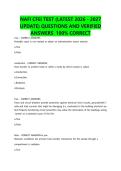 NAFI CFEI Test &lpar;Latest 2026 - 2027 Update&rpar; Questions and Verified Answers 100- Correct