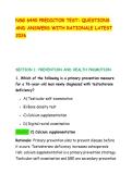 NSG 6440 PREDICTOR TEST&colon; QUESTIONS&NewLine;AND ANSWERS WITH RATIONALE LATEST&NewLine;2026&NewLine;