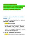 ONS&sol;ONCC CHEMOTHERAPY&NewLine;IMMUNOTHERAPY CERTIFICATION LATEST&NewLine;EXAM 2026 QUESTIONS AND CORRECT&NewLine;DETAILED ANSWERS &vert; GRADED A&plus;