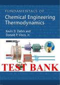 Test Bank &mdash; Fundamentals of Chemical Engineering Thermodynamics&comma; 1st Edition &lpar;Dahm & Visco&comma; 2014&rpar; &vert; Chapters 1&ndash;15 Covered