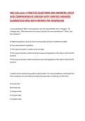 NSG 526 Exam 1&comma; Psychiatric Mental Health Nursing and Clinical Modalities&comma; Comprehensive Practice Questions and Verified Answers