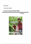 Test Bank for An Invitation to Health&comma; 4th Edition by Dianne Hales&comma; Lara Lauzon&comma; Chapter 1-17 &vert; All Chapters