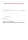 Europees Internationaal Fiscaal Recht &vert; FHS &vert; 2025&sol;26