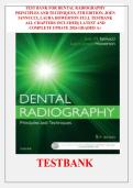 TEST BANK FOR DENTAL RADIOGRAPHY &NewLine;PRINCIPLES AND TECHNIQUES&comma; 5TH EDITION&comma; JOEN &NewLine;IANNUCCI&comma; LAURA HOWERTON FULL TESTBANK &NewLine;ALL CHAPTERS INCLUDED&vert;&vert; LATEST AND &NewLine;COMPLETE UPDATE 2026 GRADED A&plus; &NewLine;