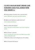 CCI RCS VALVULAR HEART DISEASE CASE&NewLine;SCENARIOS ANALYTICAL REVIEW PAPER&NewLine;2026 GRADED A&plus;