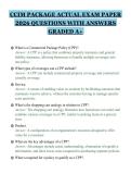 CCIM PACKAGE ACTUAL EXAM PAPER&NewLine;2026 QUESTIONS WITH ANSWERS&NewLine;GRADED A&plus;
