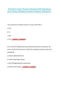 AHA BLS Exam Review Newest 2026 Questions &NewLine;and Correct Detailed Answers Already Graded A&plus; 