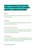 CCIM 101 FINANCIAL ANALYSIS FINAL&NewLine;EXAM 2026 QUESTIONS WITH ANSWERS&NewLine;GRADED A&plus; COMPLETE SOLUTIONS